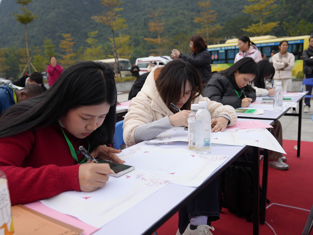 Hard Pen Calligraphy Writing Session